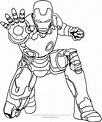 Dibujos de Iron Man Divertidos para colorear e imprimir - Frikinerd