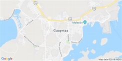 Mapa de Guaymas, Sonora - Mapa de Mexico