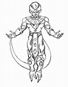 Dragon Ball Z Golden Frieza Coloring Pages Coloring Pages