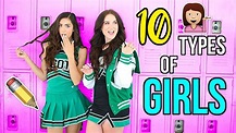 10 Types of Girls at School! - YouTube