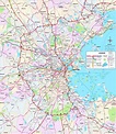 Greater Boston Map - Ontheworldmap.com