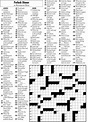Printable Wall Street Journal Crossword Puzzle - Printable JD