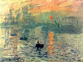Arte e Artistas - Impressão, Sol Nascente - Claude Monet