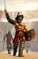 gladiator | Гладиаторы, Римское искусство, Римские солдаты