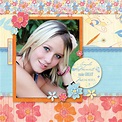 Teen Girl LO using Brand New Cloud 9 Bay Blossoms - Scrapbook.com ...
