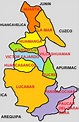 Mapa de Ayacucho | Provincia, Municipios, Turístico y Carreteras de ...