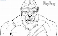 Desenhos de King Kong para colorir | Wonder-day.com