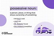 What Are Possessive Nouns? Simple Rules for Showing Ownership ...