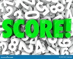 Score Word Numbers Background Final Tally Evaluation Grade Rating Stock ...