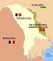 Transnistria Mapa - Detailed Vector Map Of Transnistria And Capital ...