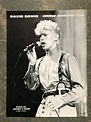 David Bowie- Serious Moonlight Tour poster | Tour posters, Poster ...