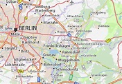 MICHELIN-Landkarte Schöneiche bei Berlin - Stadtplan Schöneiche bei ...
