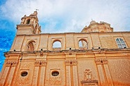 Catedral de são paulo em mdina, ilha de malta | Foto Premium