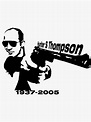 "Hunter S Thompson" Sticker by rigg | Redbubble