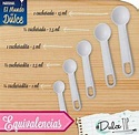 Equivalencias, cucharadas. Cooking Kitchen, Cooking Tools, Cooking And ...