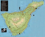 Mapa turístico de la Isla Tenerife - Tamaño completo