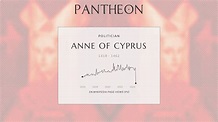Anne of Cyprus Biography - Duchess consort of Savoy | Pantheon