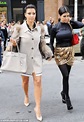 Kim Kardashian and sister Kourtney shopping in NY | Daily Mail Online