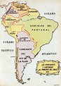 América del Sur a principios del siglo XIX.- Mapa de los virreinatos y ...