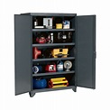 Edsal Extra Heavy-Duty Storage Cabinet — 48in.W x 24in.D x 78in.H ...