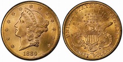 1889-CC $20 (Regular Strike) Liberty Head $20 - PCGS CoinFacts
