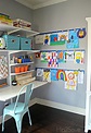 DIY Kid's Artwork Display Wall