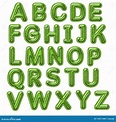 Green glitter alphabet ilustração stock. Ilustração de caixa - 178511996