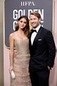 Glen Powell and Gigi Paris at the 2023 Golden Globes | Celebrity ...