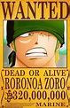 Roronoa Zoro Wanted Poster by LarryficArts on DeviantArt | Roronoa zoro ...