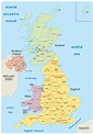 Maps Of Great Britain With Counties And Cities - Washington Map State