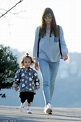 Jessica Biel walks hand in hand with adorable son Silas | Daily Mail Online