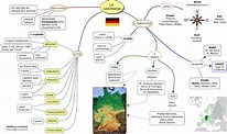 Mappa concettuale GERMANIA - Materiale per scuola media materia geografia.