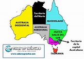 Estados y territorios de Australia | Saber Es Práctico