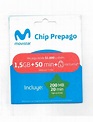 Pack Chip Movistar X80 200mb + 20 Minutos | Mercado Libre