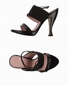 Donna Karan New York Sandals in Black | Lyst