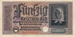 50 Reichsmark Deutsches Reich 1939-1944 555a - Coins of Germany