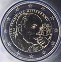 Frankreich 2 Euro Münze - 100. Geburtstag von François Mitterrand 2016 ...