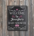 PRINTABLE Welcome To Baby Shower Sign-Baby Girl Baby Shower Sign ...