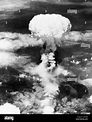 Fungo atomico su Hiroshima, Giappone durante la Seconda Guerra Mondiale ...