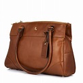 Outlet Ashwood Large Leather Triple Compartment Bag - QVC UK