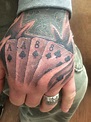 Dead mans hand | Hand tattoos, Hand tattoos for guys, Dead mans hand tattoo