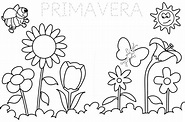 Dibujos Para Colorear Y Pintar De La Primavera Para Colorear - Reverasite