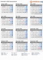 Kalender Deutschland 2020 mit Feiertage