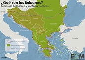 El mapa político de los Balcanes - Mapas de El Orden Mundial - EOM