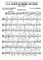 LOVE IS HERE TO STAY Sheet music | Easy Sheet Music