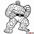 It's Clobberin' Time: How to Draw The Thing from Fantastic Four
