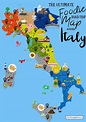 Mapa de Italia con regiones y provincias | Mapas de Italia para ...