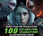 ArtStation - 100 Ice and Fire Characters Illustration Pack (More Than ...