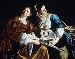 Judith with the head of the Holofernes. - Artemisia Gentileschi