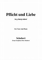 Pflicht und Liebe von F. Schubert - Noten auf MusicaNeo